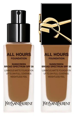 Yves Saint Laurent All Hours Luminous Matte Foundation 24H Wear SPF 30 with Hyaluronic Acid in Dn5 at Nordstrom