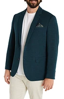 Johnny Bigg Wesley Mélange Texture Regular Fit Blazer Dark Teal at Nordstrom,