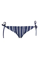 lemlem Nunu String Bikini Bottoms Navy at Nordstrom,