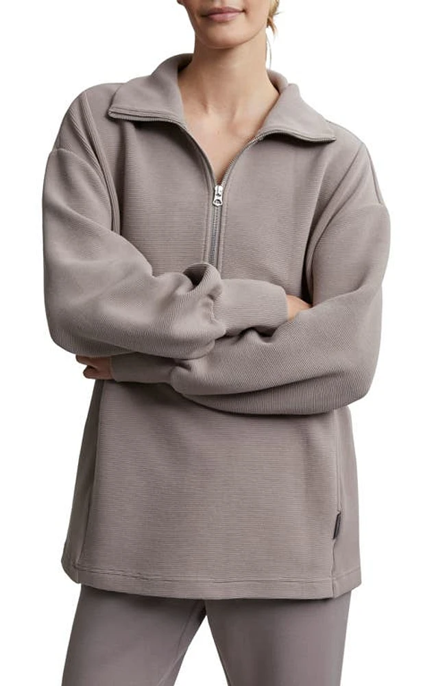 Varley Fulham Oversize Pullover Grey at Nordstrom,