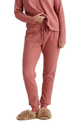 Papinelle Waffle Knit Pocket Joggers Soft Cinnamon at Nordstrom,