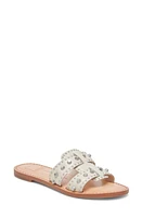 Dolce Vita Wesla Studded Slide Sandal Patent Leather at Nordstrom,