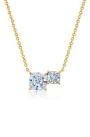 Crislu Cushion Cut Cubic Zirconia Pedant Necklace at Nordstrom