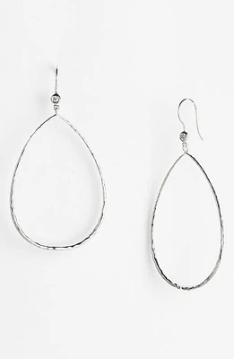 Ippolita Diamond Accent Large Teardrop Earrings in Sterling Silver at Nordstrom