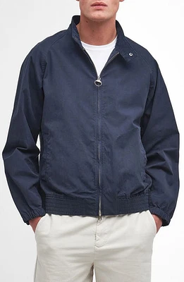 Barbour Royston Cotton Canvas Jacket Navy at Nordstrom,