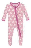 KicKee Pants Ruffle Footie Pajamas Cake Pop Swan Princess at Nordstrom,