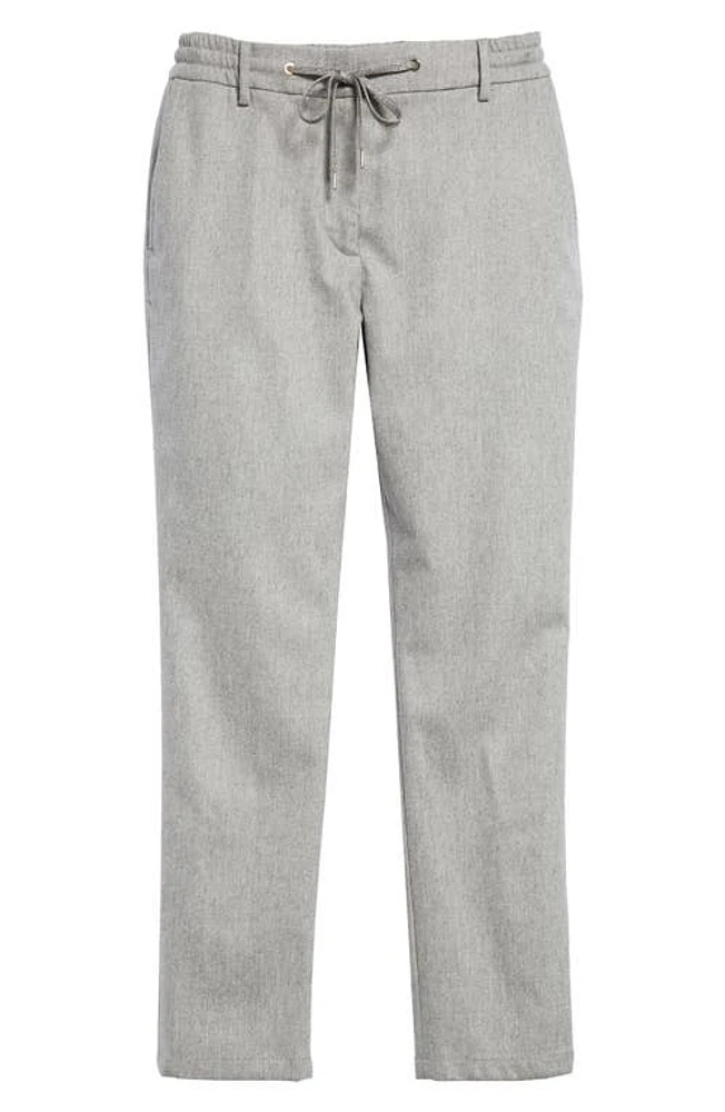 Eleventy Stretch Flannel Drawstring Pants Grigio Chiaro Melange at Nordstrom, Us