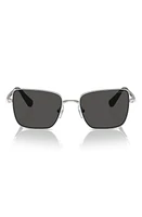 Swarovski 53mm Matric Crystal Square Sunglasses in Silver at Nordstrom