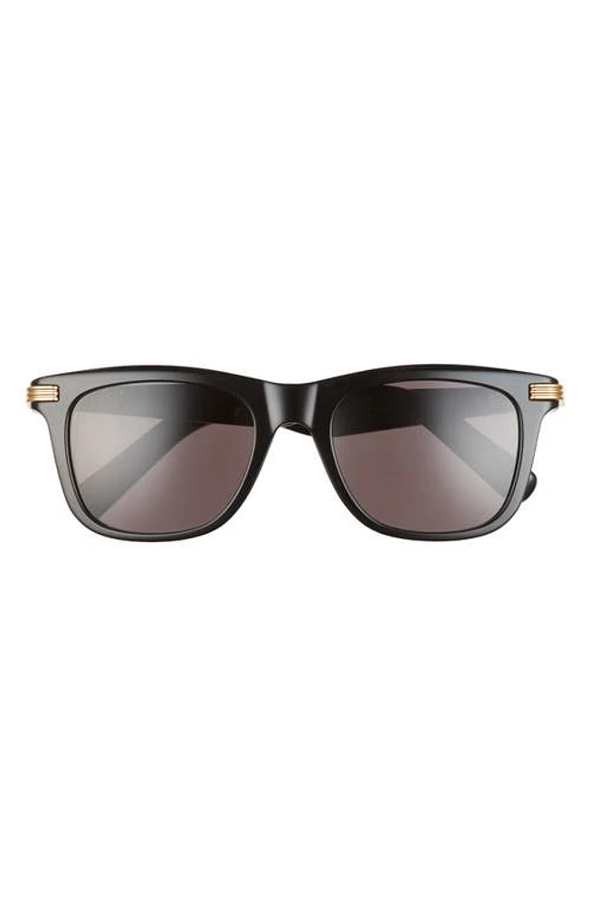 Cartier 53mm Square Sunglasses in Black at Nordstrom