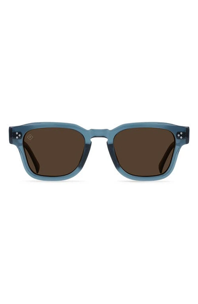 RAEN Rece 51mm Polarized Square Sunglasses in Absinthe /Vibrant Brown Polar at Nordstrom