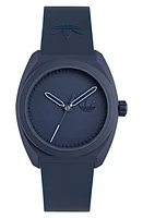 adidas AO Street Resin Strap Watch in Navy at Nordstrom