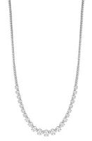 Bony Levy Audrey Graduating Diamond Necklace in 18K White Gold at Nordstrom, Size 17