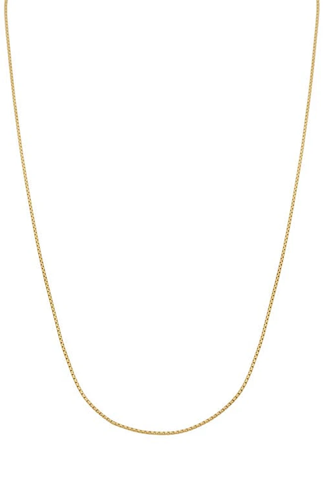 Bony Levy 14K Gold Liora Box Chain Necklace in 14K Yellow Gold at Nordstrom