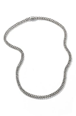 John Hardy Curb Chain Necklace in Silver at Nordstrom, Size 20