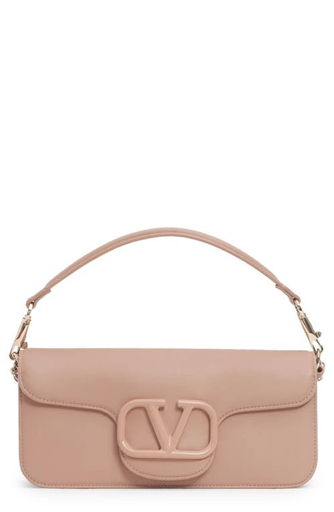 Valentino Garavani Locò Leather Shoulder Bag in Gf9 Rose Cannelle at Nordstrom