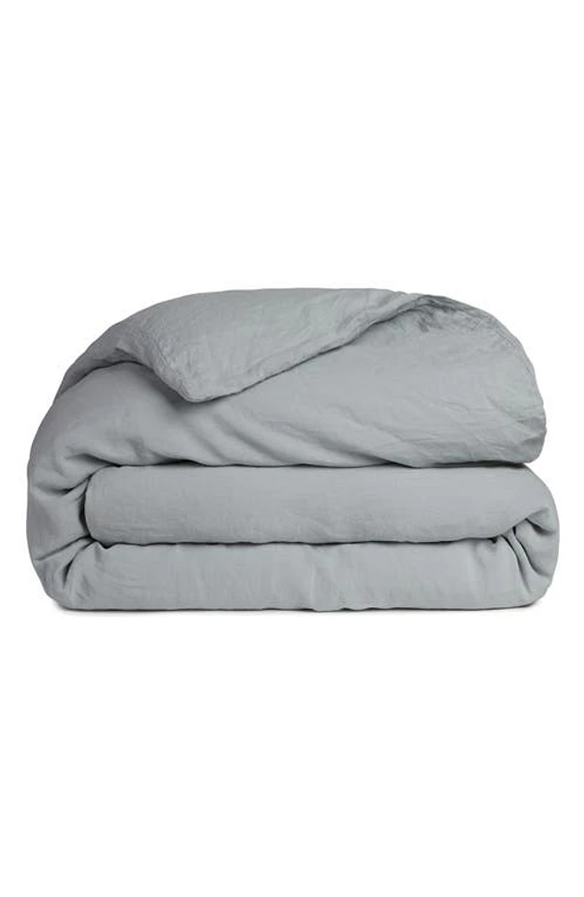 Parachute Linen Duvet Cover in Slate Blue at Nordstrom, Size Twin