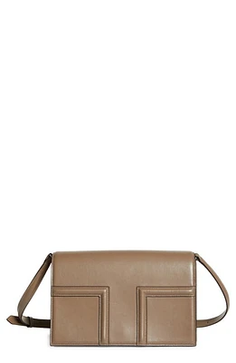 TOTEME T-Flap Convertible Crossbody Bag in Taupe at Nordstrom