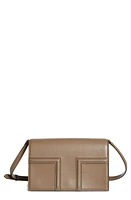 TOTEME T-Flap Convertible Crossbody Bag in Taupe at Nordstrom