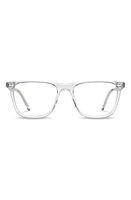 Vincero Atwater 51mm Rectangular Blue Light Blocking Glasses in Clear at Nordstrom