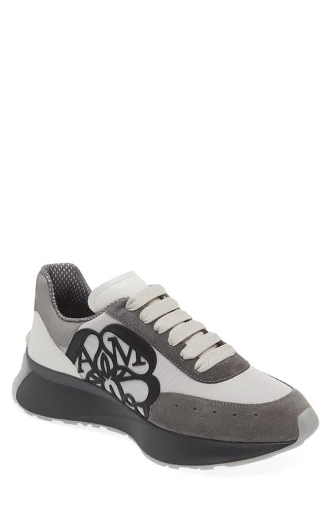 Alexander McQueen Sprint Runner Sneaker in Grey at Nordstrom, Size 13Us