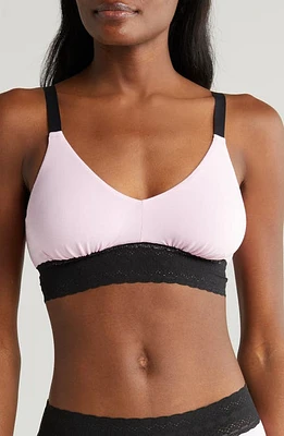 MeUndies FeelFree Lace Trim Longline Bralette at Nordstrom,