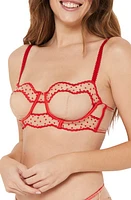 Etam Emerveilee Embroidered Tulle Underwire Bra at Nordstrom,