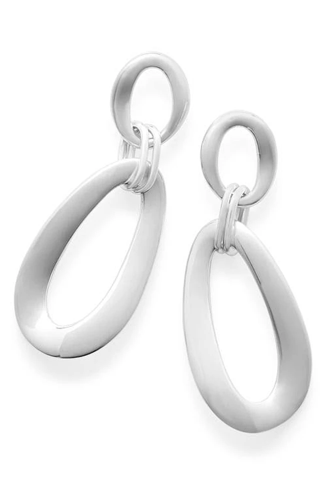 Ippolita Classico Cherish Snowman Hoop Earrings in Silver at Nordstrom