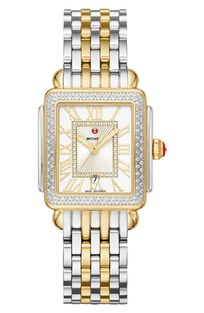 MICHELE Deco Madison Mid Diamond Bracelet Watch