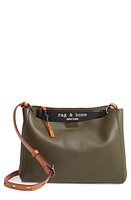 rag & bone Passenger Leather Crossbody Bag in Olvngt/Black at Nordstrom