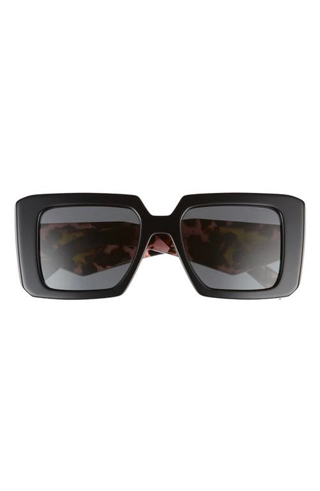 Prada 51mm Square Sunglasses in Black at Nordstrom