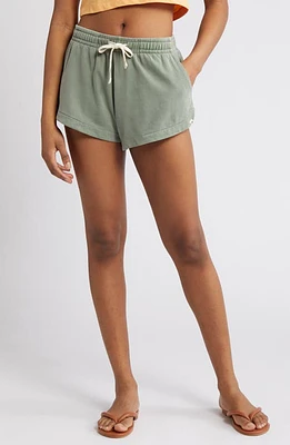 Rip Curl Cosmic Summer Heritage Terry Shorts Sage at Nordstrom,