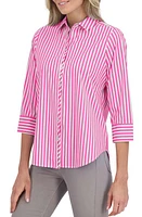 Foxcroft Charlie Stripe Button-Up Shirt at Nordstrom,