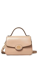 Tory Burch Small Robinson Leather Top Handle Bag in Blush at Nordstrom