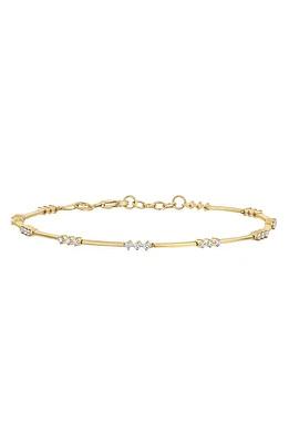 Bony Levy Aviva Diamond Line Bracelet in 18K Yellow Gold at Nordstrom, Size 7