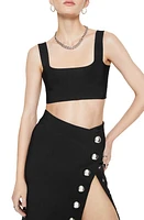 Rebecca Minkoff Bonnie Crop Top Black at Nordstrom,