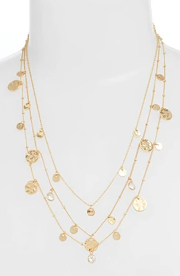 Ettika Set of 3 Disc Necklaces in Gold at Nordstrom