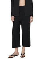 MANGO Linovis Linen Blend Wide Leg Pants at Nordstrom,