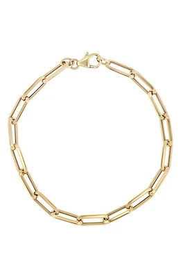 Bony Levy 14K Gold Oval Link Bracelet in 14K Yellow Gold at Nordstrom, Size 7