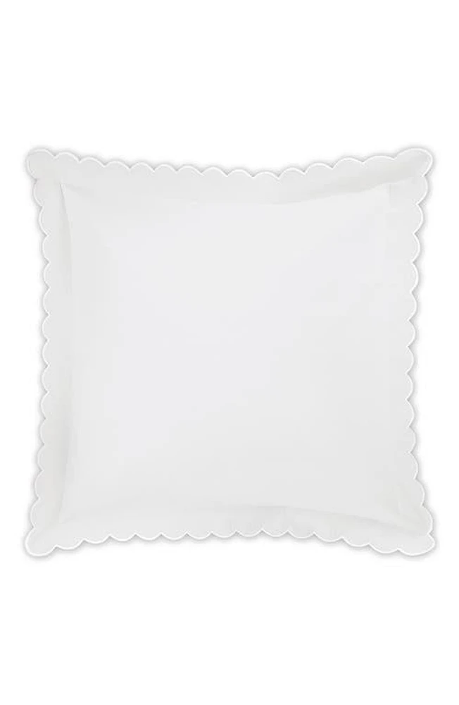 Matouk Diamond Piqué Euro Pillow Sham in at Nordstrom