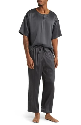 Lunya Washable Silk Henley Pajamas at Nordstrom,