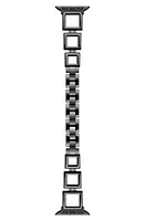 The Posh Tech Journey Stainless Steel Apple Watch Watchband in Black at Nordstrom