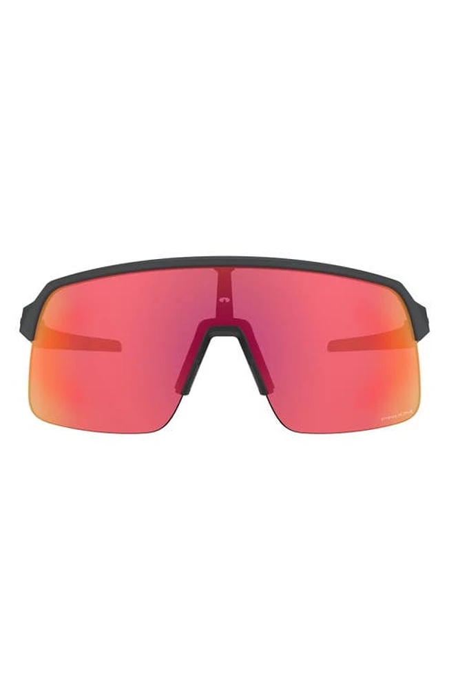 Oakley Sutro Lite 139mm Shield Sunglasses in Rubber Black at Nordstrom