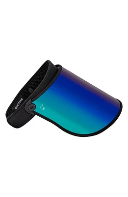 Bluestone Sunshields Full Lux Visor in Black/Green Mermaid at Nordstrom