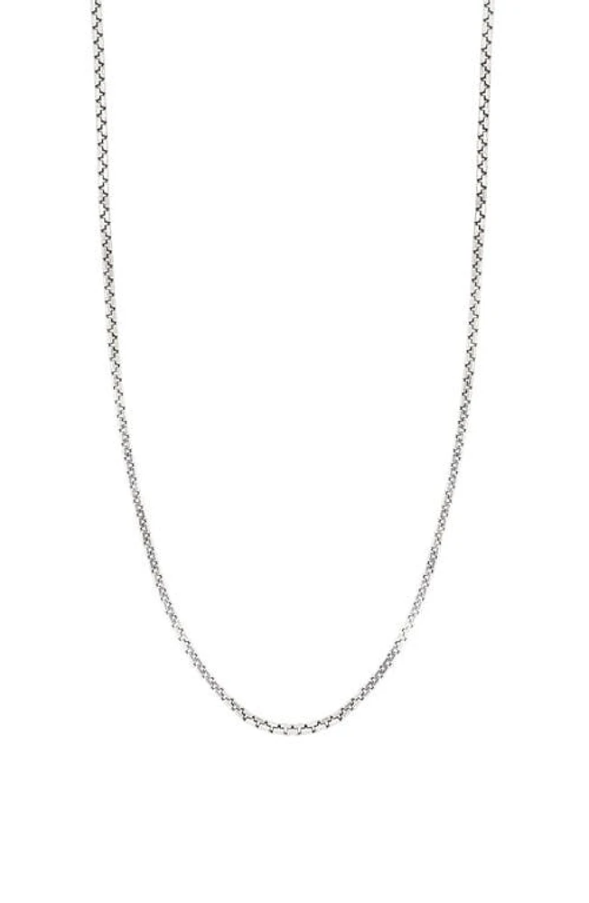 Bony Levy Men's 14K Gold Box Chain Necklace in Gold at Nordstrom