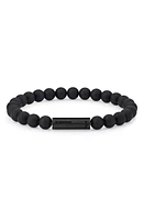 le gramme Men's 28G Ceramic Beaded Bracelet Black at Nordstrom, Cm