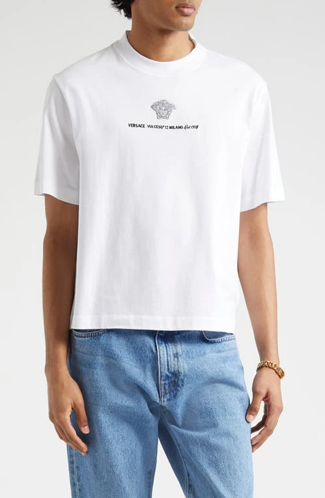 Versace Medusa Head Cotton Jersey T-Shirt at Nordstrom,