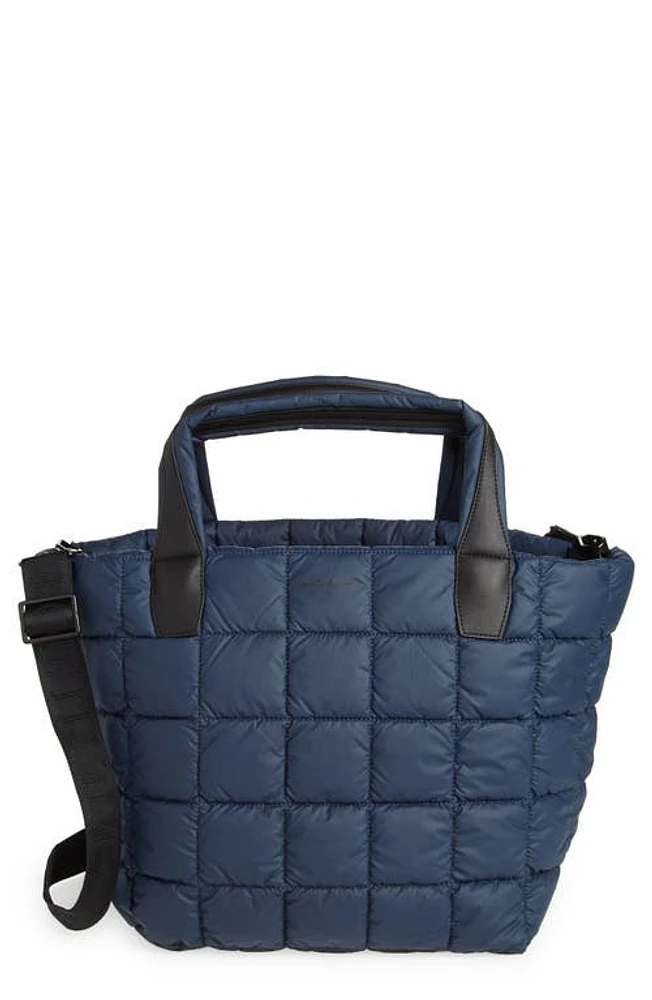 VeeCollective Medium Porter Water Repellent Quilted Tote in Deep Sea at Nordstrom