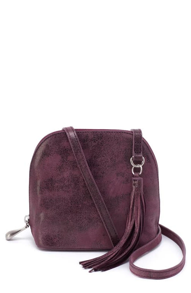 HOBO Nash Leather Crossbody Bag in Plum at Nordstrom