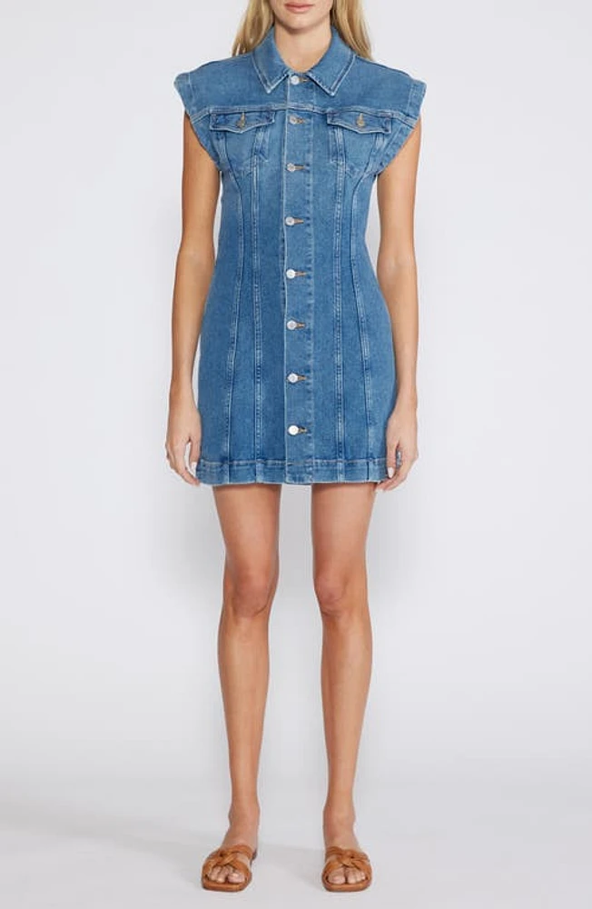 ÉTICA Gabriela Denim Mini Shirtdress Coba at Nordstrom,