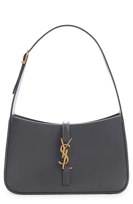 Saint Laurent Le 5 à 7 Leather Hobo in 1112 Storm at Nordstrom